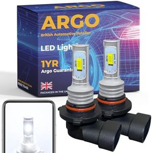Argo Hb4 led bulb Headlight Xenon White 6000k 12V Main Dipped High Low Beam 9006 P22D Super Bright Halogen Upgrade Fog Light Lamp Car DRL Daytime Running Lights Hb4 bulb