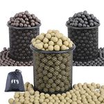 Slingshot Ammo Balls 2400pcs Slingshot Clay Ammo Balls 3/8 inch Natural Biodegradable Clay Balls Diameter 9-10mm …