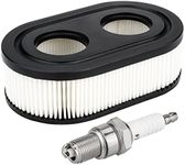 Air Filter Spark Plug for Troy-Bilt TB110 TB115 TB200 TB230 TB330 TB370 Walk Behind Lawn Mower