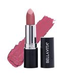 BELLAVITA Comfort Matte Bullet Lipstick| Intense Colour| Creamy Matte Finish| Intense Moisturisation| Smooth Glide| Lipsticks for Women| 4 Hr Stay, Dusty Nude, 4.2 gm