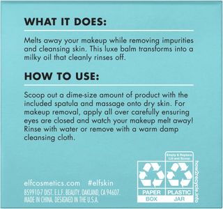 e.l.f. SKIN Holy Hydration Cleansing Balm – Makeup Remover with Hyaluronic Acid