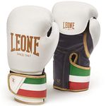 LEONE 1947, Boxing Gloves, Unisex Adult, White, 10 OZ, GN039