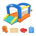 BESTWAY H2OGO! Indoor Outdoor Inflatable Leap & Play Mega Bouncer with Play Balls