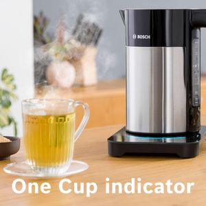 Bosch Sky Cordless Kettle 1.7L – Stainless Steel Electric Jug