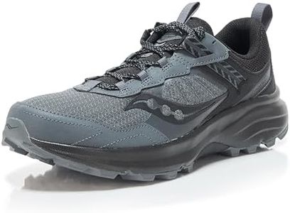 Saucony Men's Excursion TR17 (2E) Sneaker, Shadow/Black, US 7.5
