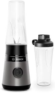 Bosch Mini-Standmixer, Smoothie Maker, Mini Highspeed-Mixer, bis zu 40.000 rpm, 450W, ToGo-Flasche, spülm.geeignete Teile, Made in Europe, VitaPower Serie 2 MMB2111S