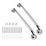 supregear Bathroom Grab Bar, 2 Pack Non-Slip Bathroom Safety Handle 50 cm 304 Stainless Steel Bath Safety Grip Balance Grab Bar for Bathtub Toilet Kitchen Bedroom, Concealed Screw Wall Mounted