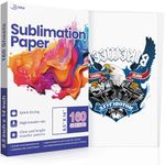Sublimation Paper 8.5x14, 160 Sheets 125g Heat Transfer Paper with Thermal Sublimation Ink Any Inkjet Printer Print on Mugs, Polyester Phone Cases, Light Fabrics White Blank Paper