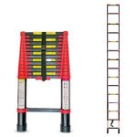 TNT The Next Trend Aluminium Telescopic Ladder for Home | Ultra Safe, Easy to Use Portable Collapsible Ladder