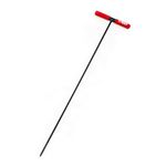 Bully Tools 99203 Soil Probe with Steel T-Style Handle and Sharpened Tip, 48-Inch