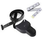 nuoshen Body Tape Measure, 60 inch Body Retract Measuring Tape Include Lock Pin and Push Button for Body Cloth Measurement