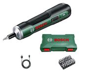 Bosch Home and Garden Cordless Screwdriver PushDrive (3.6 Volt, 32 bits, in storage box)