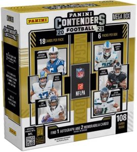 Panini 2023 Contenders Football Mega Trading Card Box (108 Cards/Box) One Autograph Teal Parallels