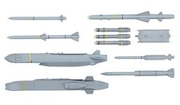 Hasegawa 1:72 Scale Modern European Aircraft Weapons Set Model Kit