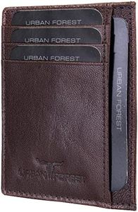 URBAN FOREST Chris Brown Leather Card Holder for Men