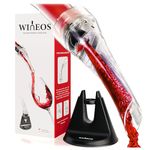 Wineos Wine Aerator Pourer, Includes Premium Pourer Stand, Wine Guide Booklet.