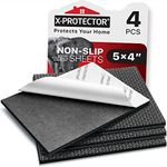 Non Slip Furniture Pads X-PROTECTOR – 4 PCS Furniture Grippers 102x127mm for Appliances - Ideal Self-Adhesive Rubber Feet for Furniture Feet – Non Skid Furniture Pads Floor Protectors!