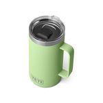 YETI Rambler 24 oz Mug, Vacuum Insulated, Stainless Steel with MagSlider Lid, Key Lime