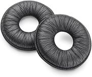 Ear Pads Replacement for Plantronics Blackwire/CS/SAVI/SP/HW/SupraPlus/Jabra Pro/VXI/GN/Biz/UC Voice/Sennheiser and More Office Headsets by MMOBIEL - Protein PU Ear Pad Cushions