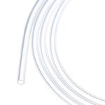 Rebower 2m(7ft) Silicone Tubing 2mm ID 3mm OD Clear Industrial Plastic Tubing Pure Silicone Hoses for Pump Siphoning Draining Irrigation Brewing, 0.08" x 1/8"