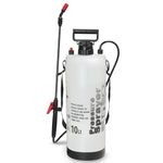 My Garden 10 Litre Sprayer Pump - Weed Killer Pressure Sprayer Pump Action - High Pressure Long Reach Sprayers - Ideal For Spraying Water Fertiliser Herbicides Pesticides Preservative & Detergent