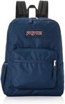 JanSport Cross Town Backpack, Navy, One Size, Cross Town Navy, One Size