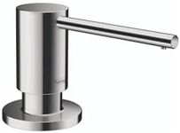 hansgrohe Bath and Kitchen Sink Soap Dispenser, Focus 3-inch, Modern Soap Dispenser in Chrome, 40438001