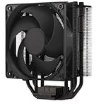 Cooler Master Hyper 212 Black Edition CPU Air Cooler with LGA1700 Bracket - 4 Continuous Direct Contact Heat Pipes with Fins, Silencio FP120 Fan, Optional Push-Pull Fan Configuration - Black