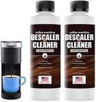 IMPRESA [4 Uses Coffee Machine Descaler & Cleaner - Universal - Espresso Machine Descaler Solution - Coffee Pot Cleaner and Descaler - USA Made