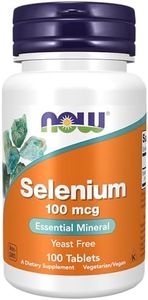 NOW Supplements, Selenium 100 mcg, 100 Tablets