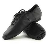 Jazz Shoes Dance Shoes Jazz Shoes Girls Black Jazz Shoes Split Sole Jazz Shoes Modern Stage Style (UK_Footwear_Size_System, Adult, Women, Numeric, Medium, Numeric_4_Point_5)