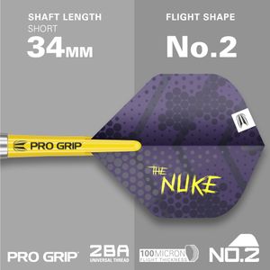 Target Luke Littler 22g Steel Tip Darts – Professional Set