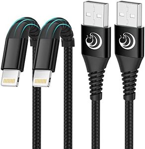 Lightning Cable 3M 2Pack, Extra Long iPhone Charger Cable Apple MFi Certified iPhone Charging Cable Braided USB iPhone Cable Fast Charging for iPhone 14 13 12 11 Pro Max XR XS 10 8 7 Plus 6s 6 SE,iPad