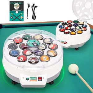 Newhai 16 Balls Billiard Ball Cleaner Machine 110V Electric Pool Ball Cleaning Machine Automatic Snooker Polisher Machine
