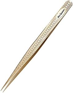 Ms.Queen Straight Tweezers for Eyelash Extensions-Precision Lashing Tweezers for Individual Volume Lashes Extensions