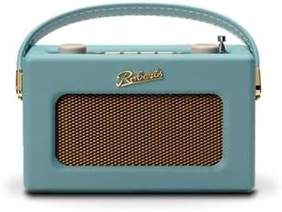 Roberts Revival Uno BT Dab+/FM/Bluetooth Radio Portable Radio réveil, Bleu Ciel
