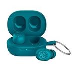 JLab JBuds Mini True Wireless Earbuds, In Ear Headphones, Bluetooth Earphones, Ear Buds with 20H Playtime, Bluetooth Earbuds with Microphone, Charging Case, Multipoint, EQ3 Sound, Aqua Teal