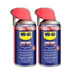 WD-40 Smart Straw 300ml | Multipurpose Spray to Clean Rust, Limescale,Jams, Stains, Hinges, Chains and Surfaces | From Pidilite Pack of 2