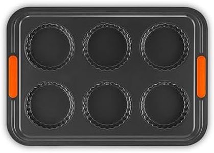 Le Creuset Non Stick Bakeware 6 Cup Fluted Tart Tin Tray
