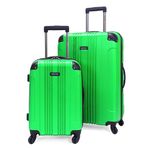 Kenneth Cole Out of Bounds, Kelly Green, 2-Piece Set (20" & 28"), Out of Bounds