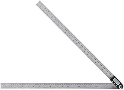 Yangoutool Digital Angle Ruler 20inches/500mm Stainless Steel Digital Angle Finder and Protractor Large Gauge Precision Measuring Tool for Woodworking Metalworking and Construction