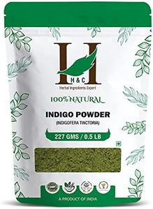 100% Natural Indigo Powder for Hair (227g / (1/2 lb) / 8 ounces) Indigofera tinctoria to color your hair brown to black