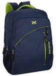 Killer Louis 38L Large Navy Blue Polyester Laptop Backpack with 3 Compartments