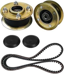 NTSUMI 131-4509 125-2532 Mower Idler Pulley and 120-3335 Belt Kit Compatible with Toro 30" Deck Mower Fit for TimeMaster TurfMaster Walk-Behind Exmark Models 20199 20200 20975 20975