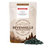 Sevenhills Wholefoods Organic Spirulina 500mg Tablets Pack of 2000, 1kg