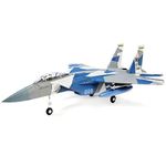 E-flite Rc Airplane F-15 64Mm Bnf Basic (Transmitter, Battery And Charger Not Included) With As3X And Safe Select, Efl97500, Multicolor