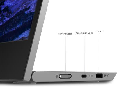 Lenovo 15.6" Portable Monitor – Full HD USB-C Display