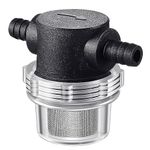 TopHomer Water Pump Strainer, 1/2" Aluminium Strainer Grid Direct-entry Pipeline Filter for Agricultural Irrigation, Garden Watering and Pet Bathing