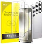 JETech Screen Protector for Samsung Galaxy S24 5G 6.2-Inch with Camera Lens Protector, Tempered Glass Film, Fingerprint ID Compatible, HD Clear, 2-Pack Each