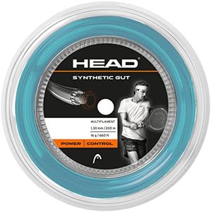 HEAD Synthetic Gut Tennis String Reel, 17 Gauge, Blue, 660 Foot Length
